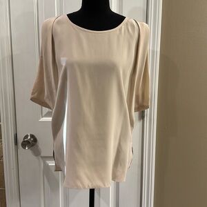 Amanda Uprichard 100% Silk Blouse Beige - M